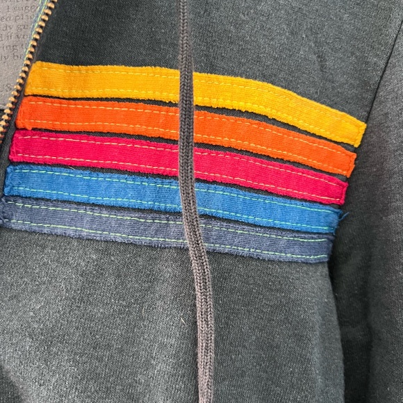 Aviator Nation 5 stripe sweatshirt XS hoodie - Picture 12 of 12